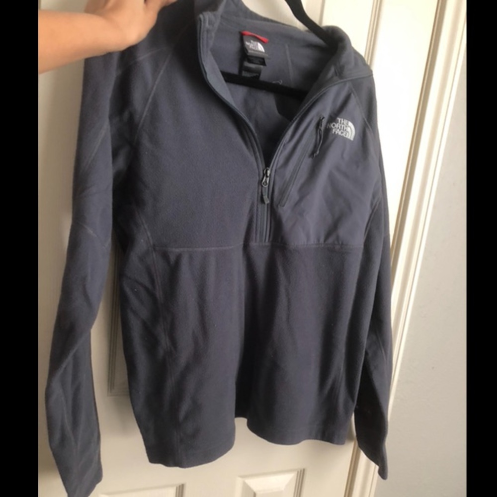 North Face Grey Fleece Pullover